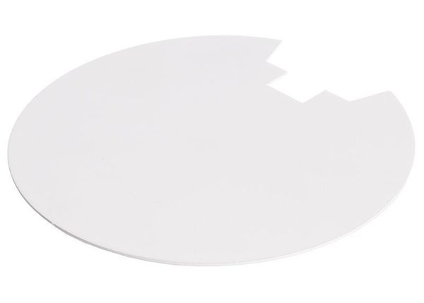 Deko-Light Abdeckung Hinten Weiß für Serie Uni II Max, Metall, Weiß 930393