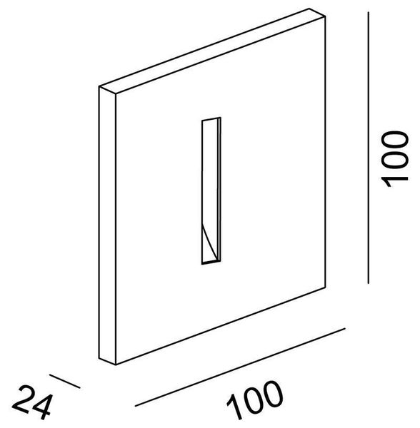 Deko-Light Abdeckung schwarz linear für Light Base II COB Outdoor, Alu, Schwarz, 100mm 930415