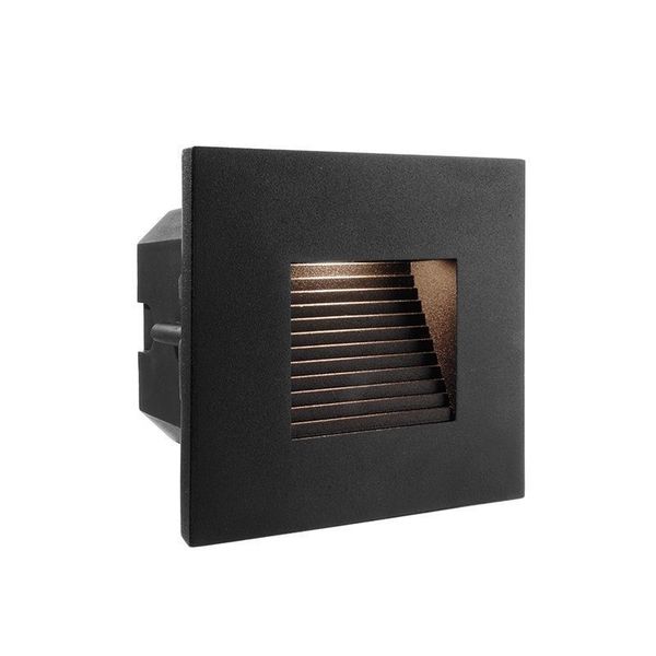 Deko-Light Abdeckung schwarz eckig für Light Base II COB Outdoor, Alu, Schwarz, 100mm 930418