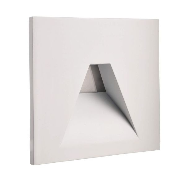 Deko-Light Abdeckung eckig weiß Winkel für Alwaid, 75mm 930488