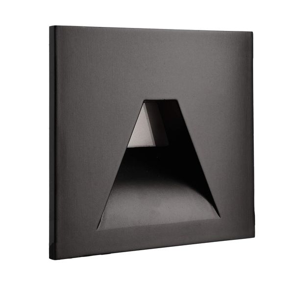 Deko-Light Abdeckung eckig schwarz Winkel für Alwaid, schwarz, 75mm 930490
