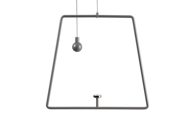Deko-Light Pendel für Magnetleuchte Miram Grau, Grau 930627