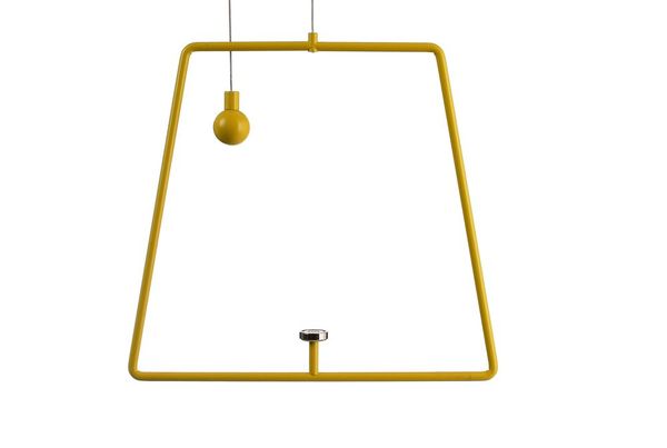 Deko-Light Pendel für Magnetleuchte Miram Gelb, Gelb 930629