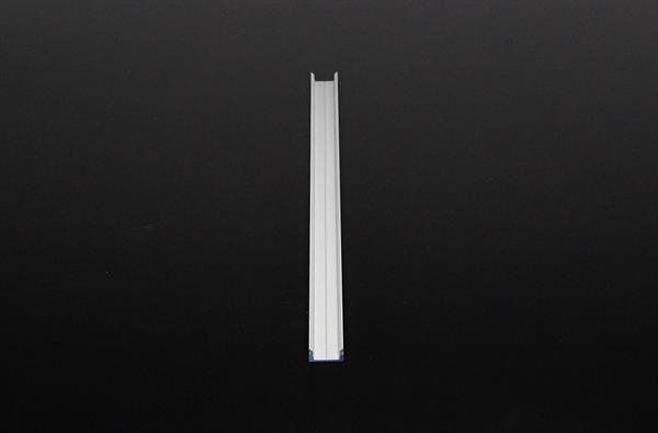 Deko-Light U-Profil flach AU-01-10 für 10 - 11,3mm LED Stripes, Alu, Silber-matt, eloxiert,1m 970020