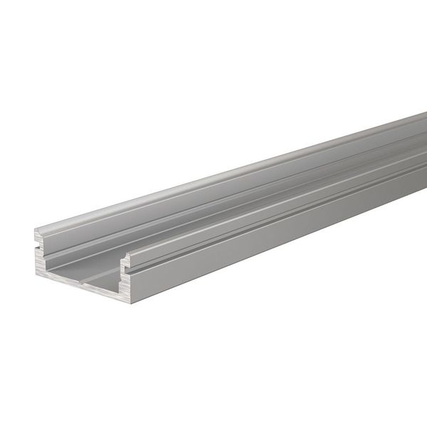 Deko-Light U-Profil flach AU-01-12 für 12 - 13,3mm LED Stripes, Alu, Silber-matt, eloxiert,1m 970040