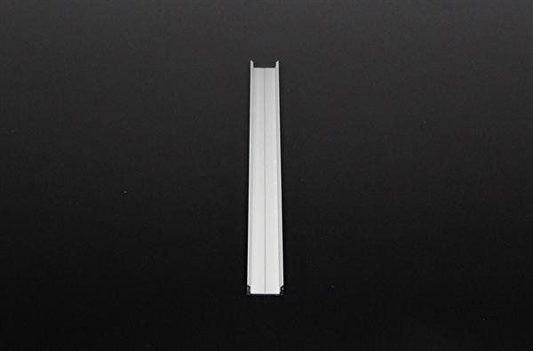Deko-Light U-Profil flach AU-01-15 für 15 - 16,3mm LED Stripes, Alu, Silber-matt, eloxiert,1m 970060
