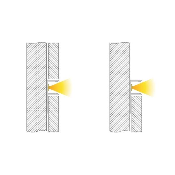 Deko-Light Fliesen-Profil EL-03-12 für 12 - 13,3mm LED Stripes, Alu, Silber, eloxiert, 1250mm 975360