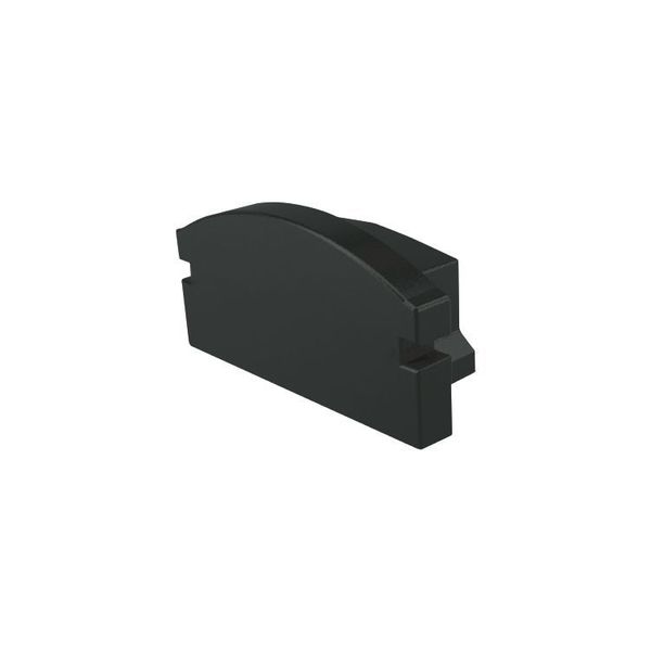 Deko-Light Endkappe F-AU-01-12 Set 2 Stk, Schwarz, 18mm 978522