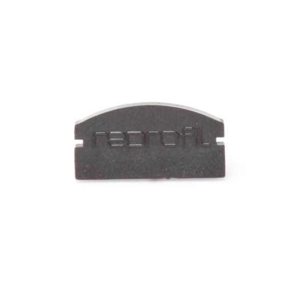 Deko-Light Endkappe F-AU-01-12 Set 2 Stk, Schwarz, 18mm 978522