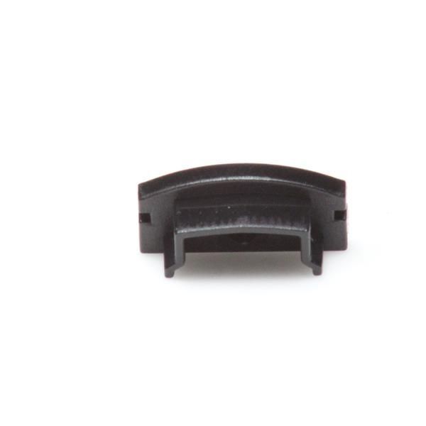 Deko-Light Endkappe F-AU-01-12 Set 2 Stk, Schwarz, 18mm 978522