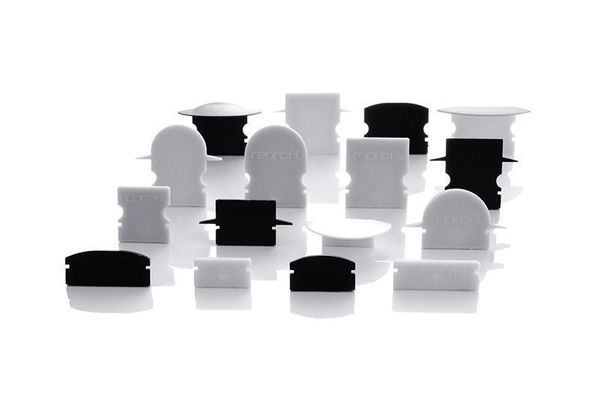Deko-Light Endkappe F-ET-01-08 Set 2 Stk, Weiß, 23mm 978580