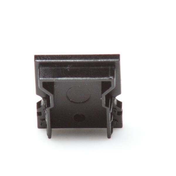 Deko-Light Endkappe H-AU-02-12 Set 2 Stk, Schwarz, 18mm 979032