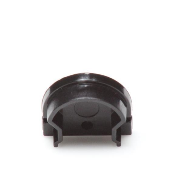 Deko-Light Endkappe R-AU-01-12 Set 2 Stk, Schwarz, 18mm 979512