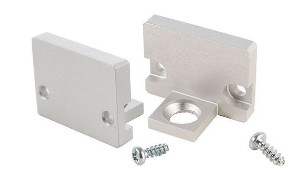 Deko-Light Endkappe P-AU-10-12 Set 2 Stk, Alu, Silber, eloxiert, 18,2mm 980021