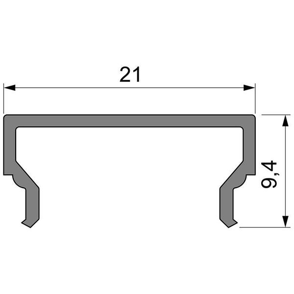 Deko-Light Abdeckung H-01-15, milchig 40% Transmission, 1m 984034