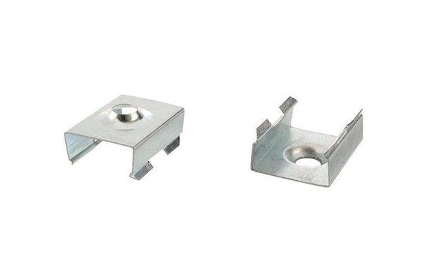 Deko-Light 2er Set Halteklammern für AU-08, Metall, 20mm 987002