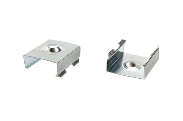 Deko-Light 2er Set Halteklammern für AU-10, Metall, 20mm 987004