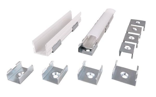 Deko-Light 2er Set Halteklammern für AU-12, Metall, 20mm 987006