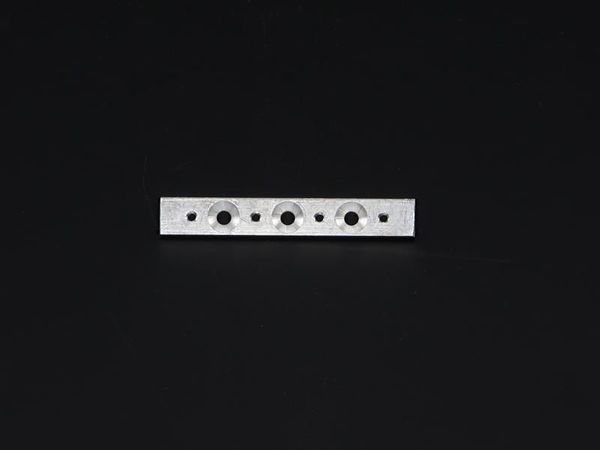 Deko-Light Universal Nutenstein / Längsverbinder Set 2 Stk, Alu, Silber, 80mm 987020