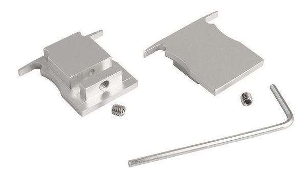 Deko-Light Endkappe P-ET-04-12 Set 2 Stk, Alu, Silber, 27mm 988021