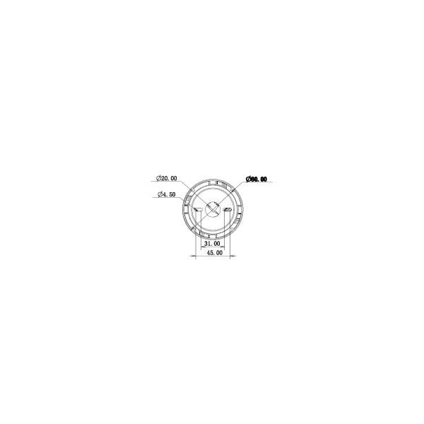 Dotlux 4355-030036 LED-Leuchte SLIMvario Ø80x160mm 18W 3000K schwarz