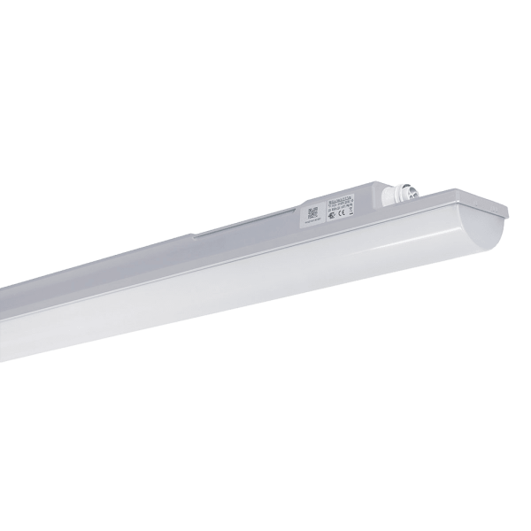 Dotlux 4780-040120 LED-Feuchtraumleuchte HIGHFORCEabs IP66/IP69 1455mm 27W 4000K IK06 2x5-polig durchverdrahtet inklusive Endkappe
