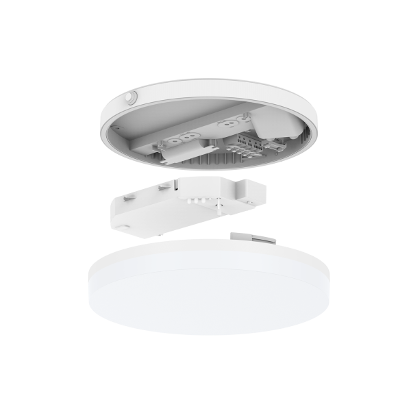 Dotlux 4932-199120 LED Aufbauleuchte SURFACEsensor-exit Ø300x62 25W 3000/4000/5700K COLORselect weiß