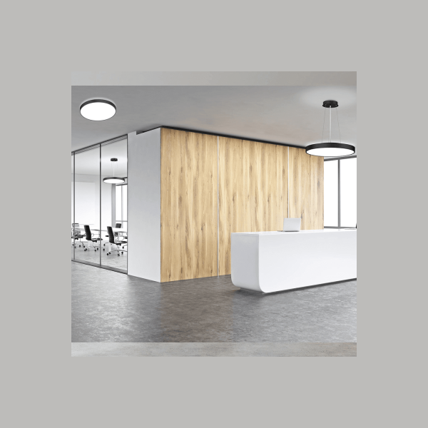 Dotlux 5202-0FW090 LED-Leuchte DISCugr Ø800mm 75W COLORselect und POWERselect schwarz