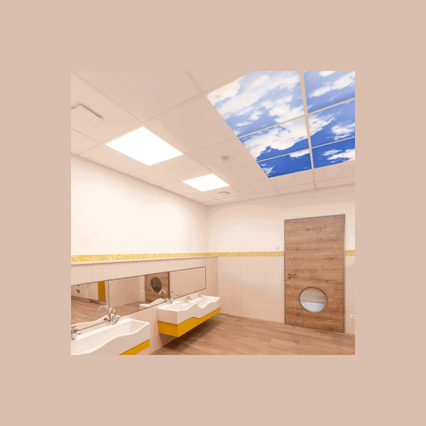 Dotlux M05-01010620 Motivplatte SKYLIGHT für Einbaupanels Motiv 5 Raster 1x1 für 620x620
