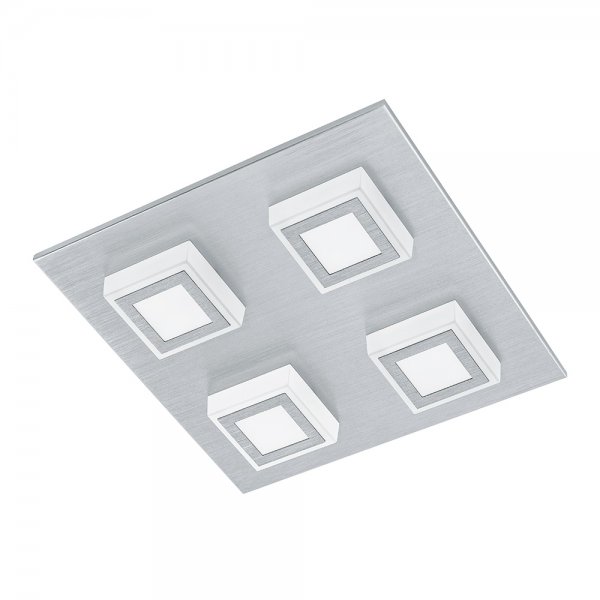Eglo LED Wandleuchte Masiano 4x3.3W alu-gebürstet