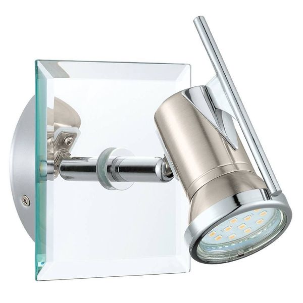 Eglo 31265 TAMARA 1 LED Spot 3W 110x110mm Nickel-Matt Chrom IP44
