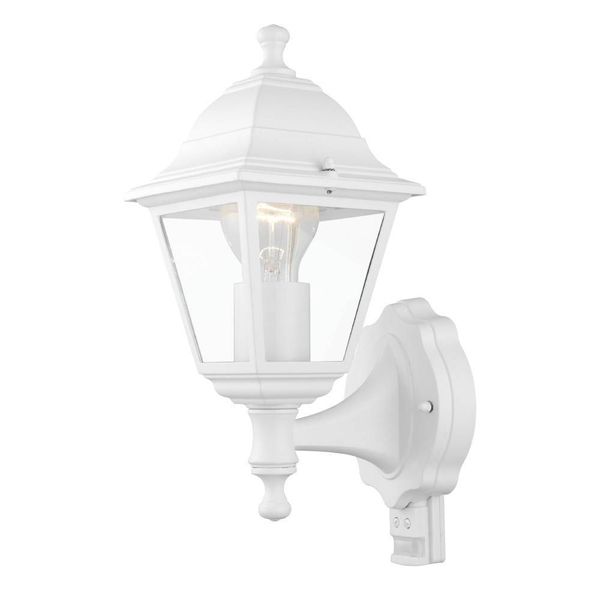 Eglo 31347 BELFORT 1 E27 Außen-Wand-/Deckenleuchte Sensor Weiss IP44