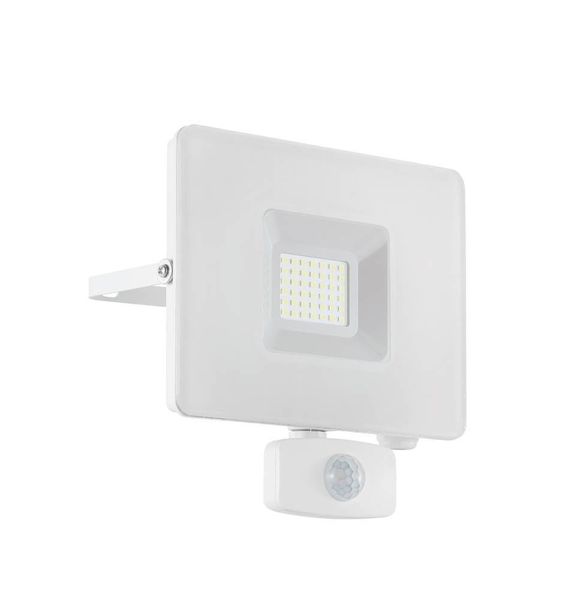 Eglo 33158 FAEDO 3 LED Außen-Wand-/Deckenleuchte 31W Sensor Weiss Tageslichtweiss IP44