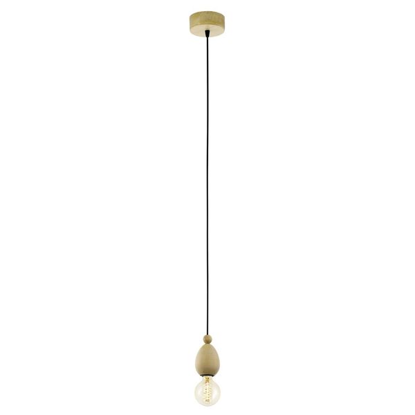 Eglo 49376 Avoltri Hängeleuchte E27 Holz Eiche