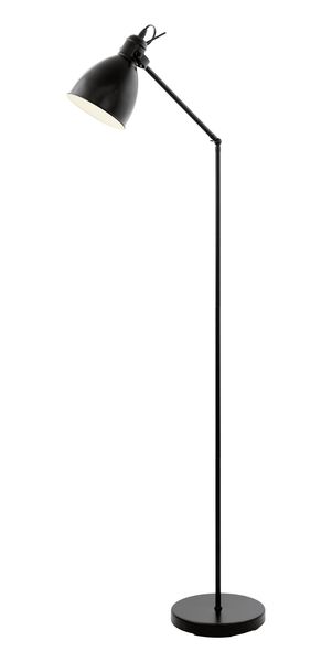 Eglo 49471 Priddy Stehleuchte E27 Stahl schwarz weiss