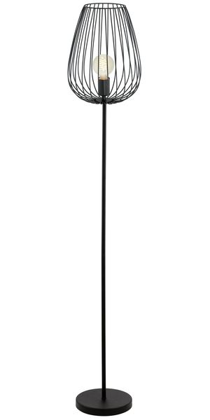 Eglo 49474 Newtown Stehleuchte E27 Stahl schwarz