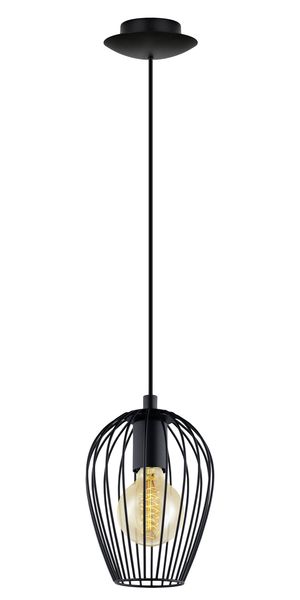 Eglo 49477 Newtown Hängeleuchte E27 Stahl schwarz