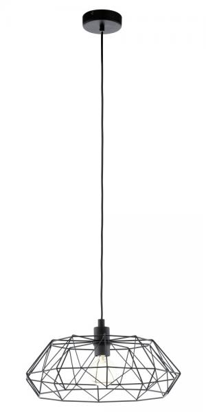 Eglo Hängeleuchte Carlton 2 Ø45.5cm schwarz