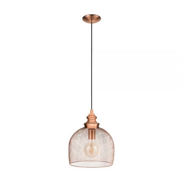 Eglo 49738 Straiton Pendelleuchte E27 kupfer
