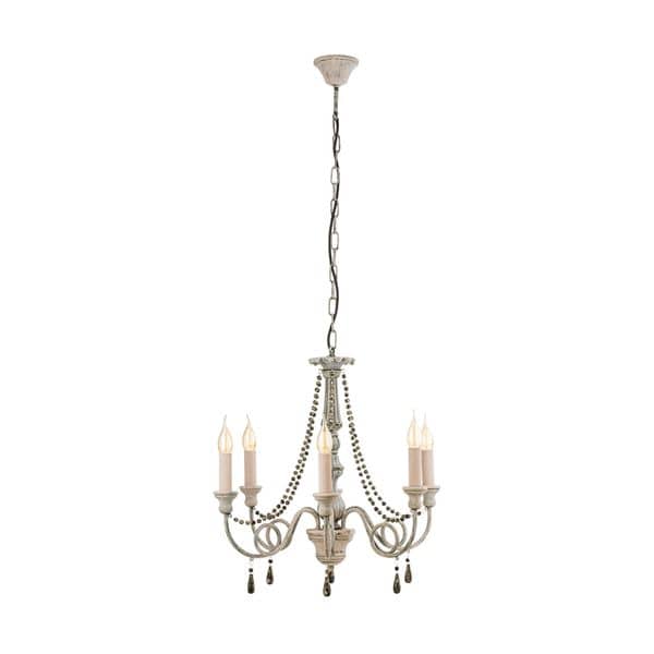 Eglo 49752 Colchester Pendelleuchte 6x E14 taupe antik