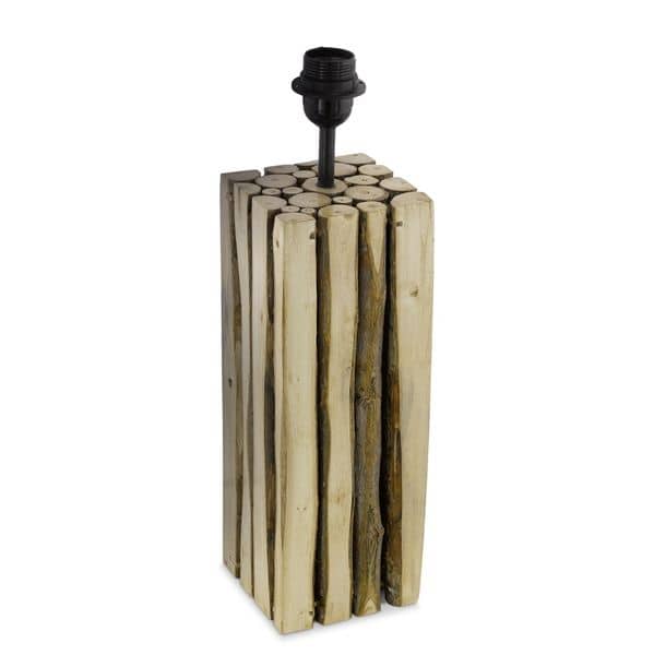 Eglo 49831 Ribadeo Tischleuchte Holz E27 braun