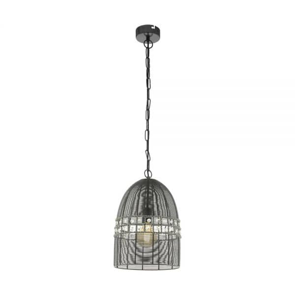 Eglo 49925 Marracas Hängeleuchte E27 nickel nero klar