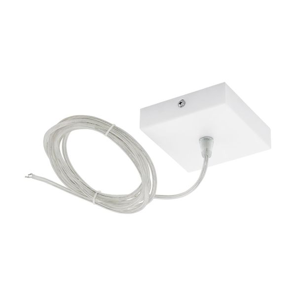 Eglo 61489 Baldachin mit Kabel Stahl Weiss