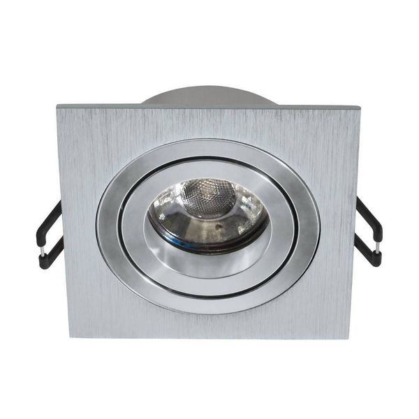Eglo 61525 TERNI PRO GU10 Einbauspot Downlight 92x92mm Alu-Gebürstet