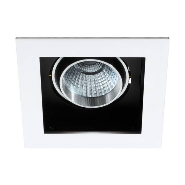 Eglo 61601 BISCARI LED Einbauspot Downlight 1x6,4W 120x120mm Weiss Warmweiss