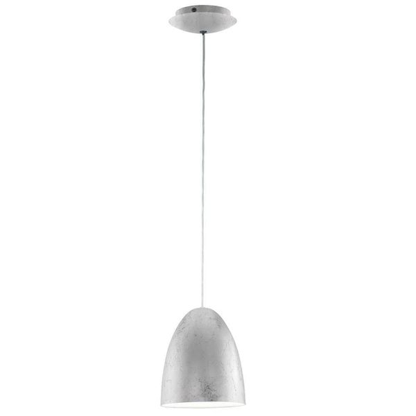 Eglo 62089 SARABIA PRO E27 Pendelleuchte Ø190mm Silber