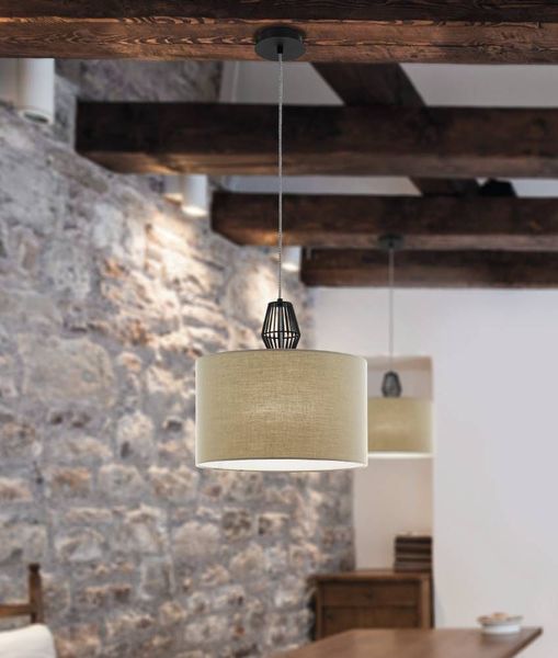 Eglo 62719 VALSENO PRO E27 Pendelleuchte Schwarz