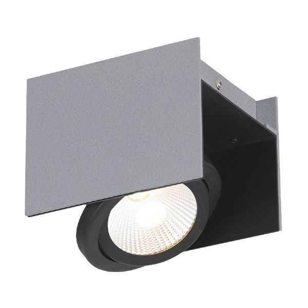 Eglo 62946 VIDAGO PRO LED Deckenleuchte 9W 180x130mm Silber, Schwarz Warmweiss Dimmbar