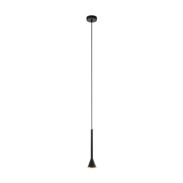 Eglo 62981 CANALELLO GU10 Pendelleuchte Ø85mm Schwarz, Gold