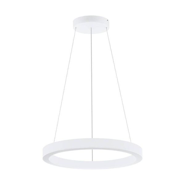 Eglo 63042 PASTRENGO 1 LED Pendelleuchte 2x45W Ø700mm Weiss Warmweiss Dimmbar